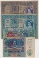 1902. 1000K + 1904-1915. 10K (2x) + 1912. 100K + 1913. 20K (3x) + 1914. 50K + 1918. 10.000K mindegyi...