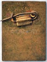 ~1980. "Debrecen" zománcozott fém jelvény T:2