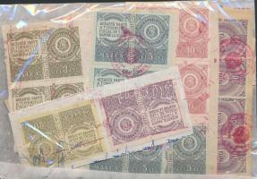 Románia 1957-1990 150 db Okmánybélyeg kivágásokon