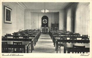 Vienna, Wien; Gauschule Schönbrunn, Lehrsaal / study room, interior, Nazi school