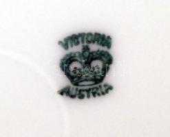 Victoria,Budapest (Petőfi tér), áttört, fali dísztányér, jelzett,matricás, Csehszlovákia, apró kopás...