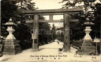 Nara, first gate of Kasuga Shrine