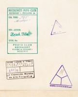 cca 1960 Krisch Béla (Kecskemét): Tél, pecséttel jelzett vintage fotóművészeti alkotás, 23x39 cm