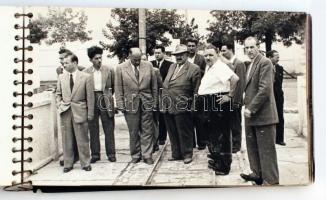 1956. augusztus 15. Jaromir Uher, Nyers Rezső és Altomáré Iván elvtársak látogatása a nagytétényi se...