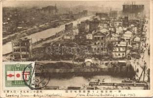1923 Kyoto, Kyoboshi, Ginza, destroyed city after the Great Kanto earthquake (EK)