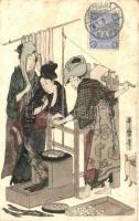 Japanese folklore, egg cooking, Japán folklór
