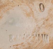 B. Apátfalva, kézzel festett népi kancsó,jelzett, cca 12cm lepattanásokkal