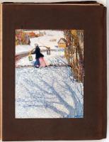 Modern festők. Magyar és idegen művészek alkotásai eredeti színekben és magyarázó szöveggel. Szerk.:...