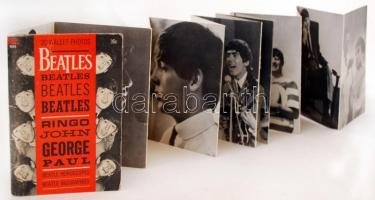 1964 Beatles együttes 20 fotót tartalmazó leporellója angol nyelven / 1964 The Beatles, leporello with 20 pictures