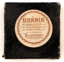 cca 1910 Uránia szemléltető taneszközök gyára kiadásában megjelent üveglemez diapozitív felvételek m...