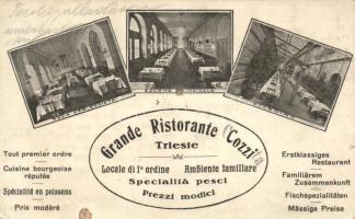 Trieste, Grande Ristorante Cozzi; Piazza San Giovanni 3 / restaurant interior (EK)