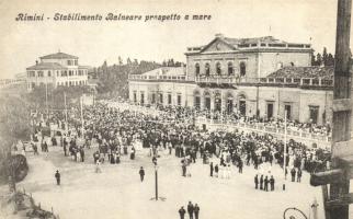 Rimini, prospectus of bathing in the sea