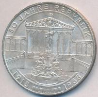 Ausztria 1968. 50Sch Ag "50 éves a Köztársaság" T:2
Austria 1968. 50 Schilling Ag "50...