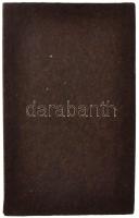 Erdey Dezső (1902-1957) 1959. "Ganz Foto Club - 25 éves fennállásának emlékére, Csorba János al...