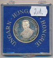Kiss Nagy András (1930-1997) DN "Orvos sor / Korányi Sándor" jelzetlen emlékérem plasztiktokban (16.22g/32mm) T:2 (PP) ujjlenyomatos