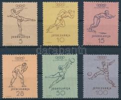 1952 Nyári Olimpia, Helsinki sor Mi 698-703