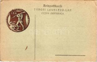 1915 K.u.K. Infantry Regiment 6. K.u.K. military field postcard (EB)