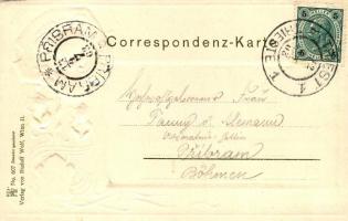 Trieste, Emb. floral litho