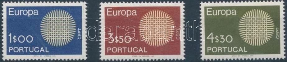 1970 Europa CEPT sor Mi 1092-1094
