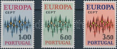 1972 Europa CEPT sor Mi 1166-1168