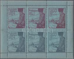 Hadifogolynap adomány - bélyeg kisív 1920