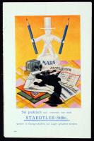cca 1900-1920 Nürnberg, J.S. Staedtler ceruzák színes illusztrált prospektusa, 7p / cca 1900-1920 Nürnberg, Catalog of J.S. Staedtler's pencils, 7p