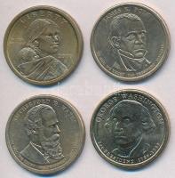 Amerikai Egyesült Államok 2000P-2011P 1$ (4xklf) emlékkiadás T:2
USA 2000P-2011P 1 Dollar (4xdiff) c...