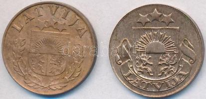 Lettország 1935. 1S Br + 1937. 1S Br T:1-,2
Latvia 1935. 1 Santims Br + 1937. 1 Santims Br  C:AU,XF