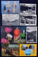 Kb. 380 db MODERN külföldi városképes lap és motívumlap; főleg osztrák és üdvözlő lapok / Approx 380 modern foreign town-view postcards and motive cards; mostly Austrian and greeting cards