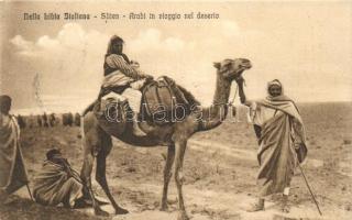 Arabic folklore, camel, desert in Zliten (EK)