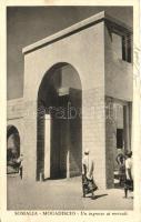 Mogadishu, Mogadiscico; Market place gate (fa)
