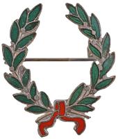 1948. "Kossuth-díj II. fokozata" ezüstözött, zománcozott Br kitüntetés, rajta 1963-as gravírozás, tokban T:2 Hungary 1948. "Kossuth Prize, Silver Badge" silver plated, enamelled Br decoration, engraved date is 1963, in case C:XF NMK 526.