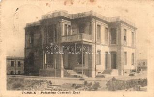 Tobruk, Palazzina Comando Zone / command palace (fl)