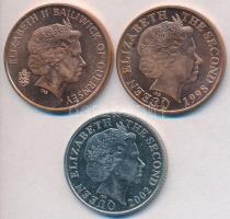 Jersey 1998-2002. 2p (2xklf) + 10p T:2
Jersey 1998-2002. 2 Pence (2xdiff) + 10 Pence C:XF