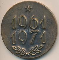 1971. "BFV - Távhőellátásért" Br emlékérem (60mm) T:2