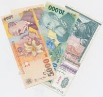 Románia 1992-1999. 500L-10.000L (10x) közte több I-es is T:vegyes
Romania 1992-1999. 500 Lei - 10.00...