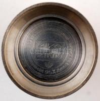 Ako Zinn, ón , Dürer festményeivel illusztrált röviditalos pohár, jelzett,hibátlan, m:6cm