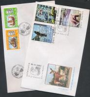 Amerika felfedezése + Állat sor + 2 blokk 6 db FDC-n discovery of America + Animals set + 2 blocks o...