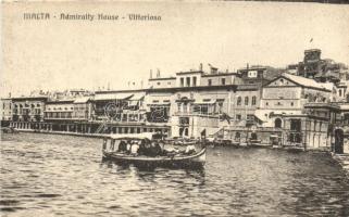 Birgu, Vittoriosa; Admiralty house, boat
