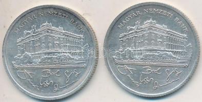 1992. 200Ft Ag "MNB" (2x) T:2,2-