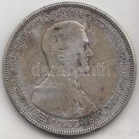 1930. 5P Ag "Horthy jobbra" T:3 ütésnyomok Adamo P8