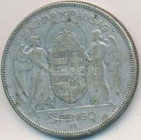 1930. 5P Ag "Horthy jobbra" T:3
Adamo P8