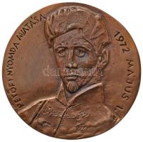 Kiss Kovács Gyula (1922-1984) 1972. "Petőfi Nyomda avatása - 1972. május 1." Br plakett (105mm) T:2