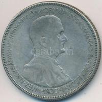 1930. 5P Ag "Horthy jobbra" T:3 Adamo P8