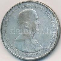 1930. 5P Ag "Horthy jobbra" T:3 Adamo P8