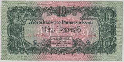 1944. 10P "A Vöröshadsereg Parancsnoksága" T:III szép papír