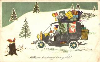 10 db VEGYES motívumlap; karácsonyi, húsvéti, névnapi és újévi üdvözlő / 10 mixed motive cards; christmas, easter, name day and new year greetings