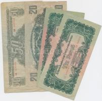 1944. 1P + 2P (3x) + 10P (2x) + 20P + 50P "A Vörös Hadsereg Parancsnoksága" T:vegyes