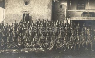 1917 Kobjeglava (Cobilaglava), Császári és királyi 39. gyalogezred tiszti kara / WWI K.u.K. 39th infantry regiment group photo (EK)