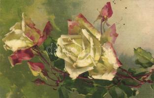 Rose flower litho s: C. Klein